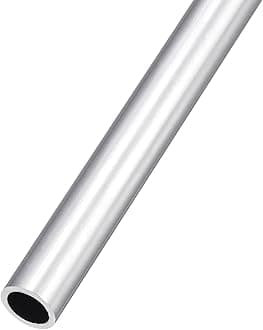 METALLIXITY 6063 Aluminum Tube (11mm OD x 8mm ID x 300mm L), Aluminum Round Tubing - for Home Furnishing, Machinery, DIY Handicraft