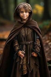 Renaissance Costume for Boys Kids Medieval Cloak With Hood Halloween Ranger Wizard Elven Hooded Cape Robe