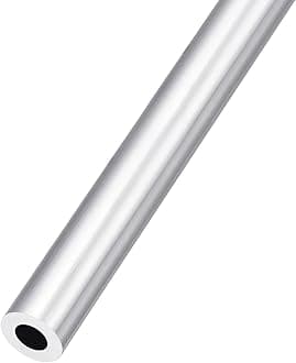 METALLIXITY 6063 Aluminum Tube (14mm OD x 8mm ID x 300mm L), Aluminum Round Tubing - for Home Furnishing, Machinery, DIY Handicraft