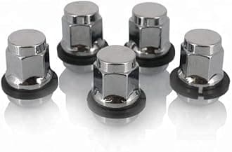 Kylo Chrome Plated Stainless Steel Anti-Rust Wheel Nuts Superior Chrome Finish| Compatible with Honda City, Civic, Jazz, Mobilio, WRV, Elevate(Pack of 4)