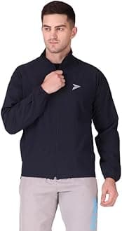 FITINCNS Jacket for Men with Two Closer Zipper Pockets - Sports and Casual Wear