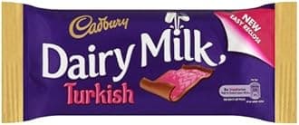 Cadbury Dairy Milk Turkish Delight Chocolate 50 g (Pack of 24)