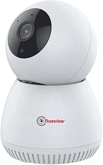 Trueview 3MP Smart CCTV Wi-fi Home Security Camera, 360° View, 2 Way Talk, Cloud Monitor, Detect, Supports SD Card Up to 256 GB, Night Vision, Alexa & Ok Google