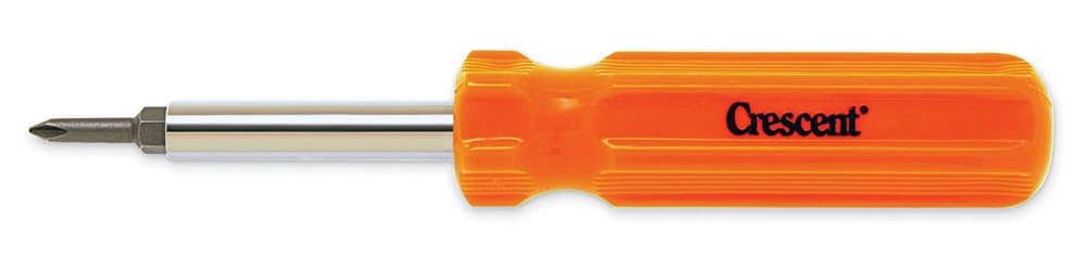 Crescent Drivers Multi-Bit Screwdriver,4-In-1,Cd (6 Each) Cmb4V