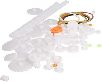 xcluma Kids, Toddler Plastic Motor Gear Kit 75 Types Gear Box For Hobby Toy Rc Cars Airplanes Boats Parts Diy,White