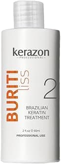 Brazilian Keratin Treatment Kerazon Buriti Liss, 2 fl oz 60ml - For All Hair Types (Pack of 1)