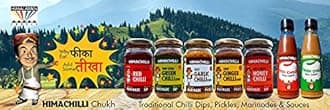 HIMACHILLI Traditional - Chilli Chukh and Green Chilli Chukh - Pack of 2, (Each Bottle 200gm)