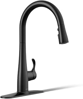 Simplice Response Touchless Pull Down Kitchen Faucet in Matte Black, K-22036-BL