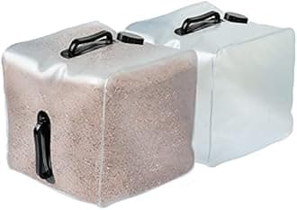 2 Pack Heavy Duty Pool Weight Plastic Sand Bags,Universal Pool Steps Weights for Above Ground Pools,Fillable Ladder Weight Anchor Bag Container for Swimming Entry Systems