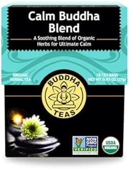 Buddha Teas Calm Buddha Blend Tea, 18 Bags (Pack of 1)