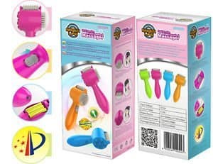 H7BM28 USB Powered Multi Function Brain Comfort Massager for Head Body and Face (Multicolour)