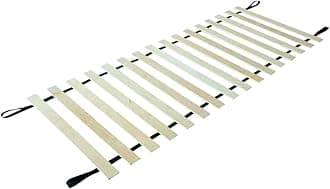 EVERGREENWEB - Slatted base - Wooden slats with flexible frame 120x200 cm for bed, Easy frame, Perfect as replacement slats for bed