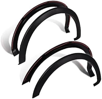 PIT66 Fender Flares, Compatible with 2009-2014 Ford F150 Styleside(NOT For Platinum and Raptor models), Black Factory Style Wheel Flares Set, 4 Pcs