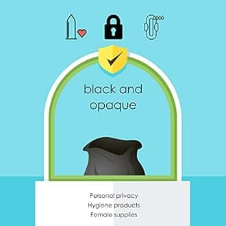Teivio 1.5 Gallon(Fit 1.5-1.6 Gal)100 Counts Strong Trash Bags 1.5 Gallon 1.6 Gallon Garbage Bags, Bathroom Trash Can Bin Liners, Small Plastic Bags for home office kitchen, Black