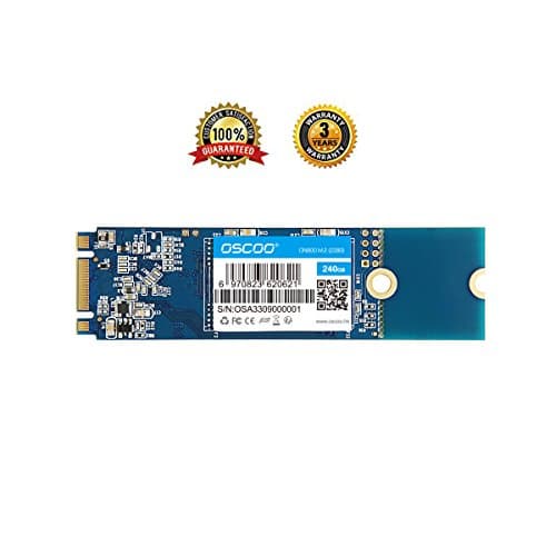 240GB SSD - M.2 2280 Solid State Drive up to 539 MB/s for Notebooks Tablets and Ultrabooks by OSCOO (2280mm 240GB)