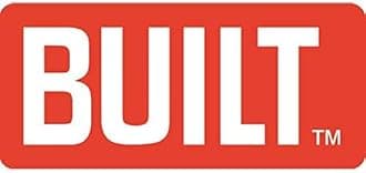 BUILT Insulated Lunch Bag with 'The Professional' Design, Polyester, Black, 18.5 x 27 x 21 cm