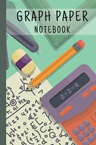 2+2=4 Graph Paper Notebook: 5 Squares Per Inch Math and Science Composition Notebook for Students | Quad Ruled 5x5