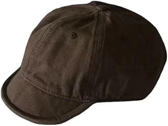 Retro Short Brim Cap Casual Wear Adjustable Sun Hat Soft Brim Baseball Cap Washed to Make Old Soft Top Work Cap Tide