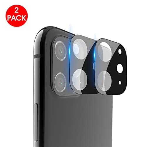 Wareon [Upgrade 2-Pack] Compatible with iPhone 11 Pro 5.8"/ iPhone 11 Pro Max 6.5" Screen Protector Camera Lens,Ultra Thin High Definition Transparent Clear Anti-Scratch Camera Lens Protector