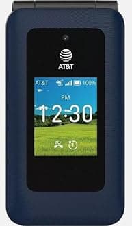 AT&T Cingular Flex 2 Smart Flip, 4GB, Unlocked Phone (Classic Navy)