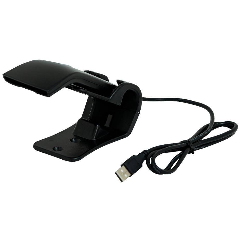mPOP Handheld USB 1D Barcode Scanner with Stand - Black
