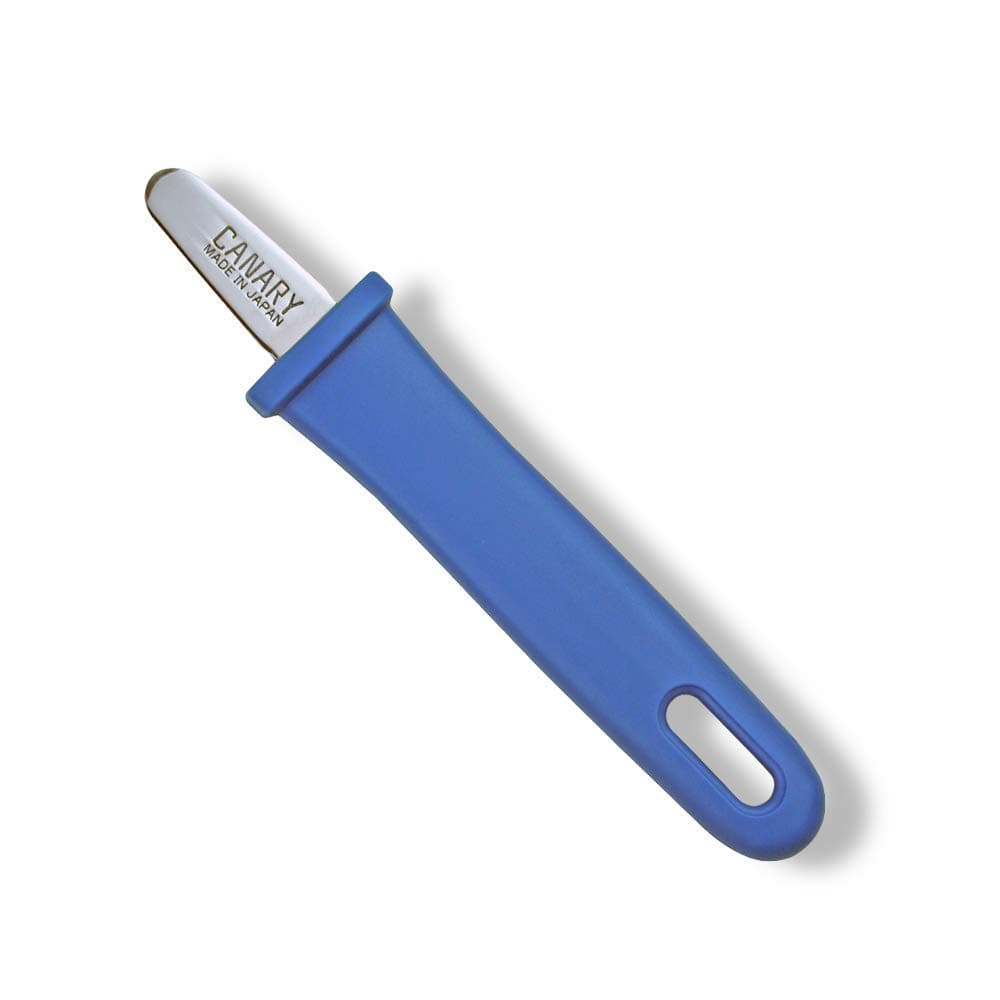 CANARY Safety Box Opener Tool with No Sharp Edge 5" [No Blade] - Mini Package Opener for Careful Package Opening Around Contents - Made in Japan, Blue
