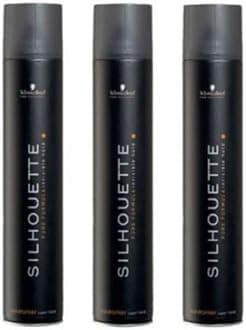SCHWARZKOPF SILHOUETTE SUPER HOLD HAIRSPRAY 750ML X 3