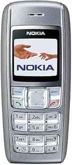 Nokia 1600 80g Silver - mobile phones (Lithium-Ion (Li-Ion), Polyphonic, 96 x 68 pixels, 65536 colours, BL-5C, Bar)