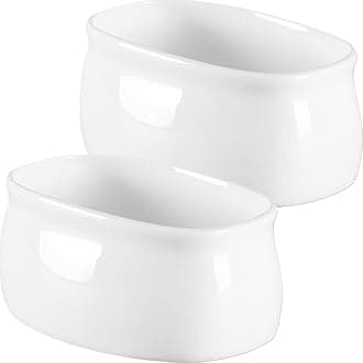 Luxshiny Ceramic Sugar Jars Set of 2 Small Cube Sugar Containers Table Holders for Coffee Tea Kitchen Storage and Seasoning