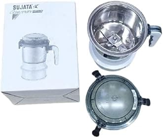 Chutney jar for Sujata juicer mixer grinder 400 ml (White, Standard)