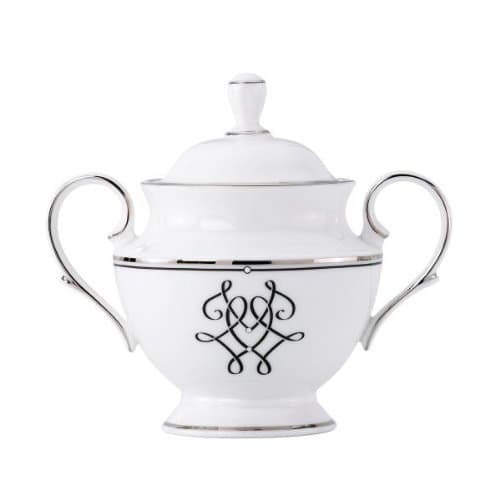 Lenox Scripted Platinum Sugar Bowl