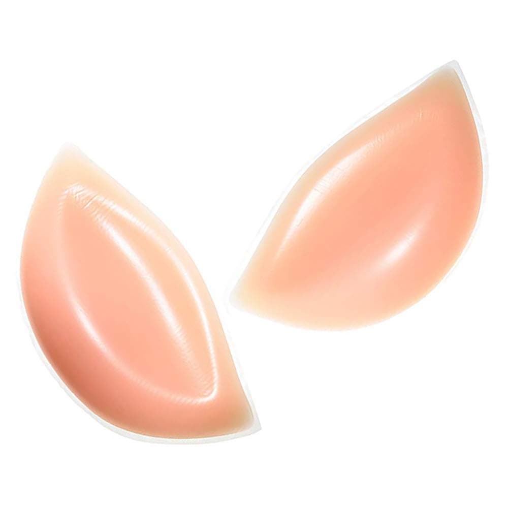 Bra Pad Inserts, Soft Silicone Bra Inserts Breast Enhancer Waterproof Bra Push Up Pads for Bikini/Sport Bra/Dress, Skin
