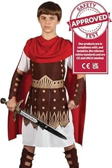 Wicked Costumes Kids Boys Roman Centurion Fancy Dress Costume