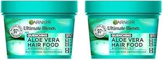 Hair Food Multi-use Hair Treatment Mask, Offers 8x More Hydration, Ideal for Dehydrated hair, No Silicones, Vegan Formula, Aloe Vera, Ultimate Blends, 400ml (Pack of 2)