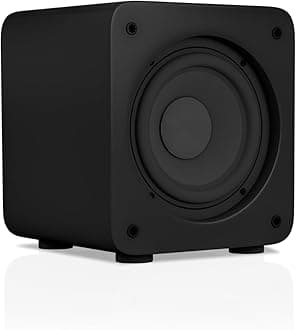 【Domestic Genuine Product】Audioengine Audioengine S6 Compact Powered Subwoofer Maximum Output 210W (Black)
