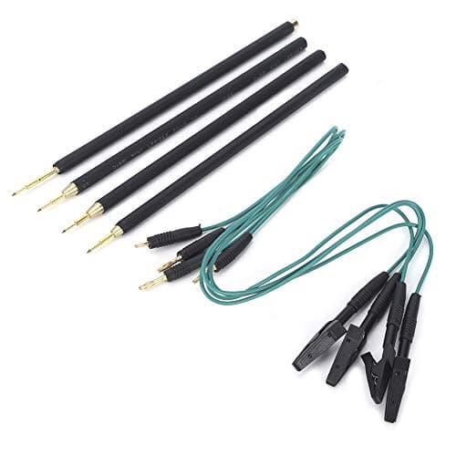 – KIMISS 4pcs/Set ECU Program Probe Pens Kit LED BDM Frame Pins with Connect Cable BDM Frame with Probe Pins and LED Pens Set for KTAG/KESS ECU Board