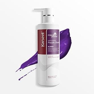 Karseell Purple Shampoo 500ml Maca Essence Deep Moisturizing Brighten Hair fo...