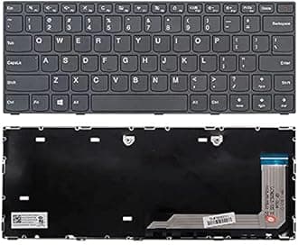 Wefly Laptop Keyboard Compatible for Lenevo E41 25 E41 15 Lenovo IdeaPad 110-14 110-14isk 310-14 310S-14 510-14 510S-14 E41-15 110-14ibr (with On/Off)