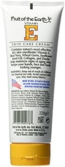 Fruit of the Earth Vitamin-E Cream Tube, 8 Ounce