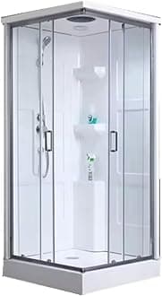 Prefab Luxury Integrated Bathroom Pod All in One Modular Shower Room & WC Unit for Hotels,Residences, & Commercial Spaces (Size, Small 43X55X85 INCH 2, All-in-One Bathroom Module)