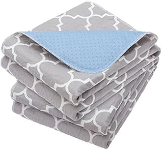 OUTCREATOR 2Pack Bed Pads for Incontinence Mattress Protector Anti-Slip Waterproof Pads (36" x 34") for Toddlers Kids Adults Pets Pee Pads and Machine Washable Absorbency and Leak Proof Edge