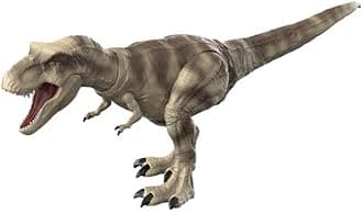 De-Lite 2025 Action Figures Soft Touch Vinyl Plastic Collectible Model Toys… (Trex Dinosaur World Rebirth Collection Figure with Super Deluxe Articulation, 30 cm Long)