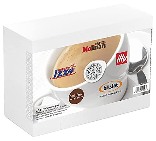 Set of Samples 'Decaffeinated' with 24 E.S.E. Cialde / Servings of 6 Types, 168 g