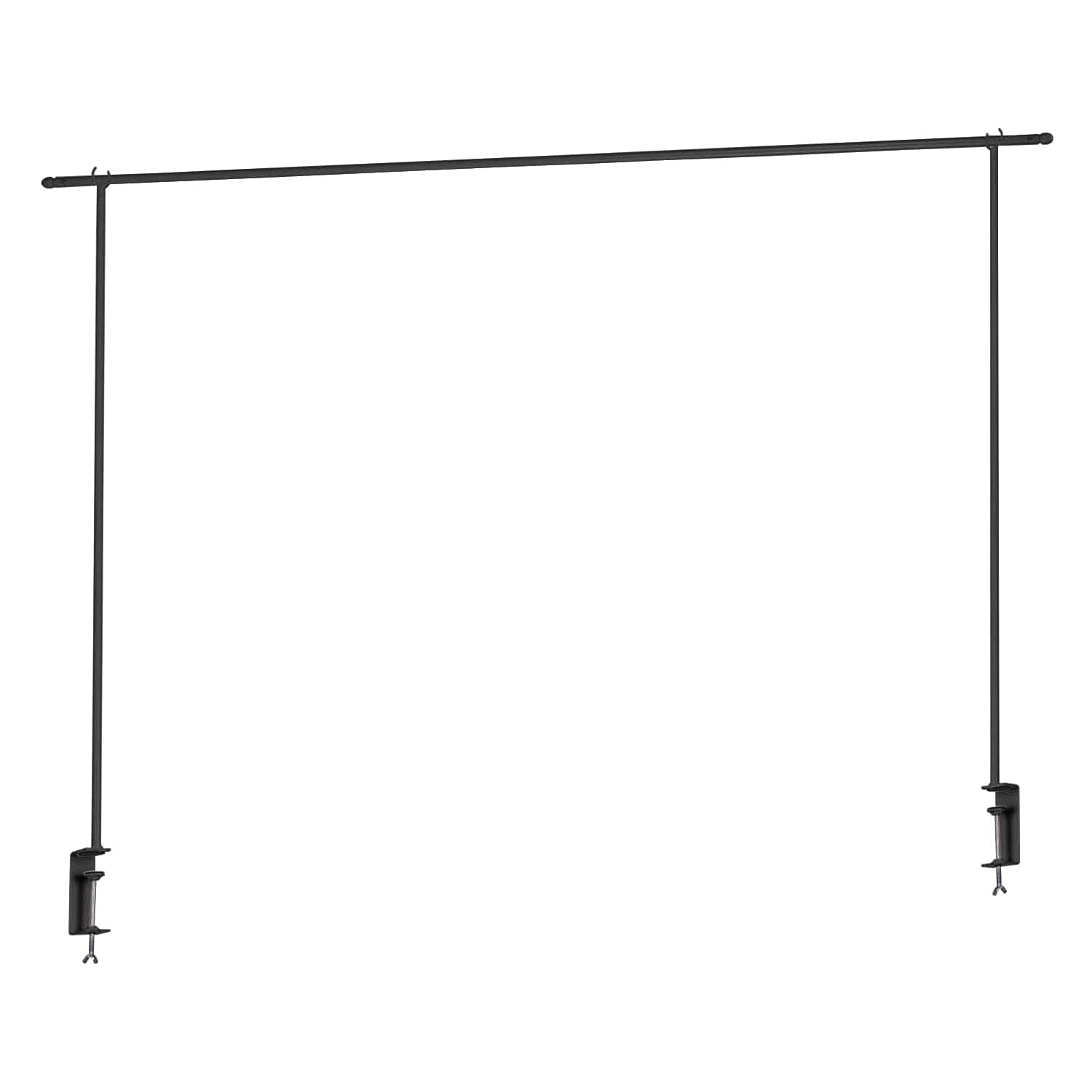 Over Table Dinner Party Decorations Adjustable Frame Hanging Rail Display Arch (Black)