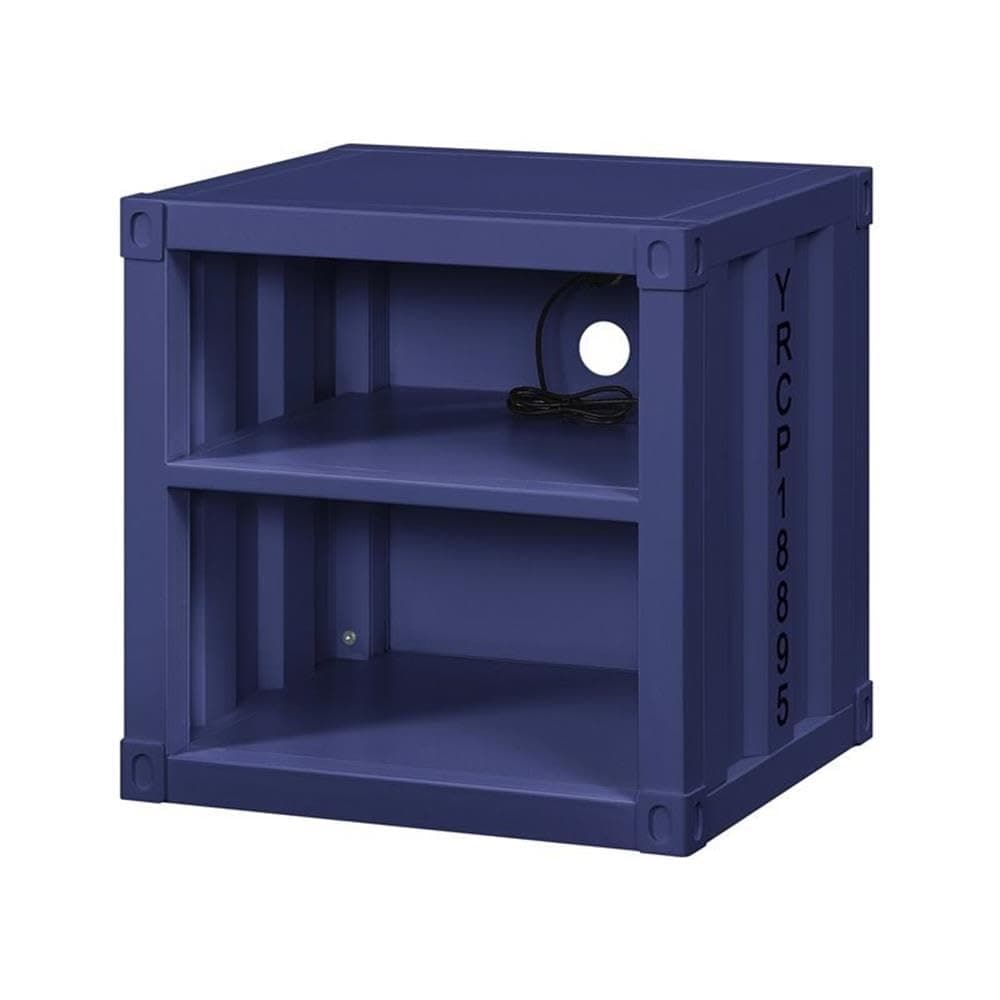 Cargo Nightstand in Blue