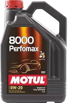8000 PERFOMAX 0W-20 (3.5L) Fully Synthetic Engine Oil for cars
