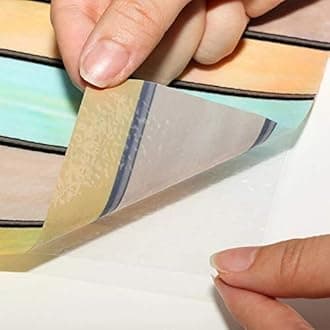 Niviy Privacy Window Film Stained Glass Window Film No Glue Static Cling Decorative Window Film for Glass 23.6 by 78.7 Inches