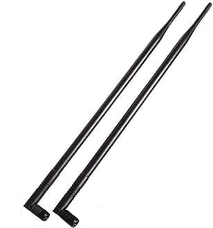 8dBi High Gain Long Range Dual Band WiFi 2.4GHz 5GHz 5.8GHz MIMO RP-SMA Male Antenna for PCI WiFi Router Wireless Network Bluetooth Card USB Adapter Security IP Camera Video Surveillance Monitor PC