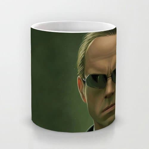Home Basic Matrix Agent Smith Sunglasses Hugo Weaving Funny Tea Mugs,Coffer Mugs,Water Mugs