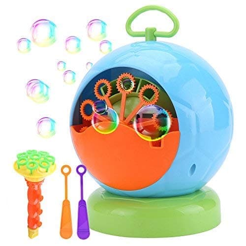 JCSHHUB Bubble Machine - Automatic Bubble Maker Portable Blower Use for Party, Barbecue, Match, Wedding Gift for Kids & Adult with 4 AA Battery (Not Include)